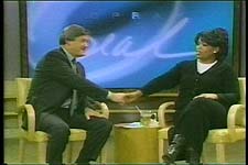 Dr. Harvey Eisenberg with Oprah Winfrey